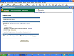 Downloading Transactions Intuit QuickBooks Merchant Credit Card Account